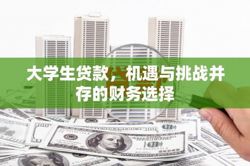 大东大学生贷款，机遇与挑战并存的财务选择