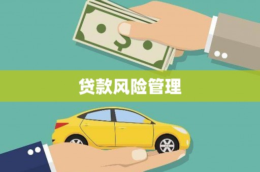 炉霍贷款风险管理