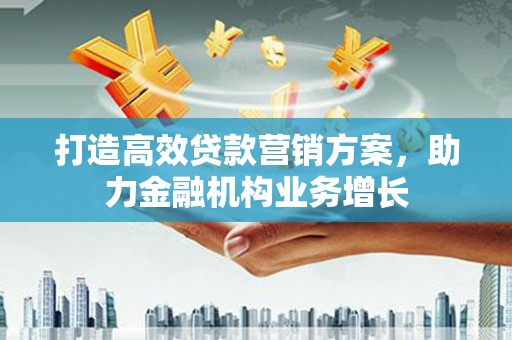 临漳打造高效贷款营销方案，助力金融机构业务增长