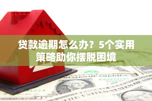 佳冬贷款逾期怎么办？5个实用策略助你摆脱困境