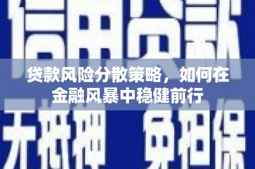 怀来贷款风险分散策略，如何在金融风暴中稳健前行