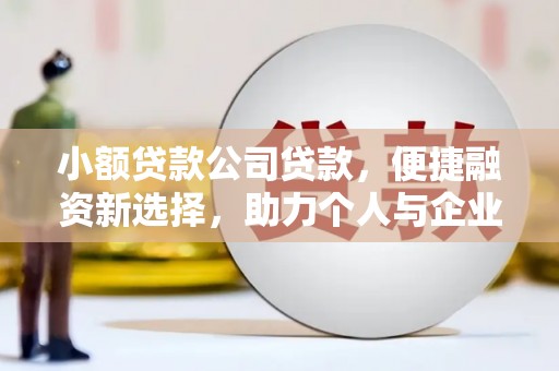 鹿泉小额贷款公司贷款，便捷融资新选择，助力个人与企业成长