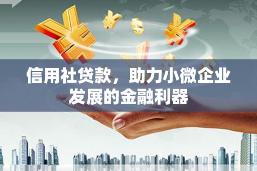 南丹信用社贷款，助力小微企业发展的金融利器