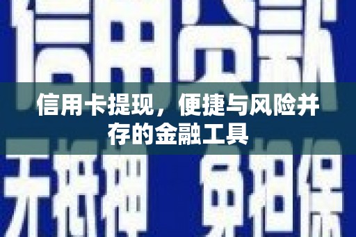 南丹信用卡提现，便捷与风险并存的金融工具