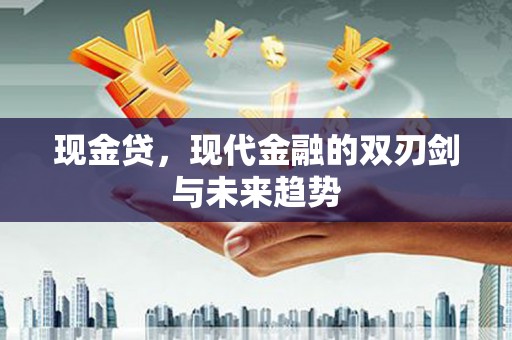 泗阳现金贷，现代金融的双刃剑与未来趋势