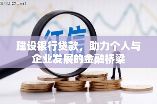 巴音郭楞蒙古建设银行贷款，助力个人与企业发展的金融桥梁