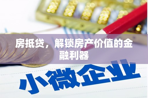 东源房抵贷，解锁房产价值的金融利器