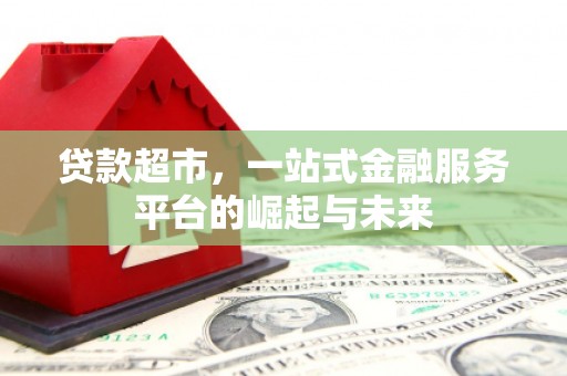 蚌埠贷款超市，一站式金融服务平台的崛起与未来