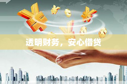 红星透明财务，安心借贷