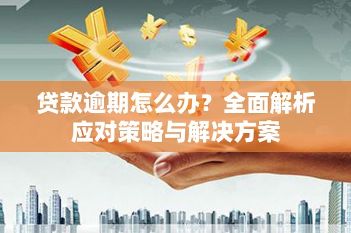 徽州贷款逾期怎么办？全面解析应对策略与解决方案
