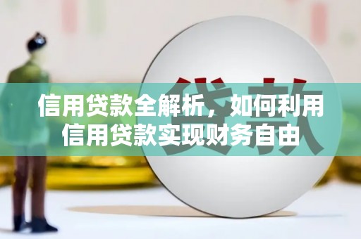 南充信用贷款全解析，如何利用信用贷款实现财务自由