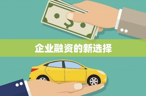 石鼓企业融资的新选择