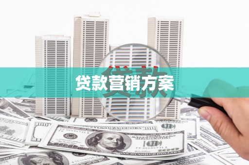 龙崎贷款营销方案
